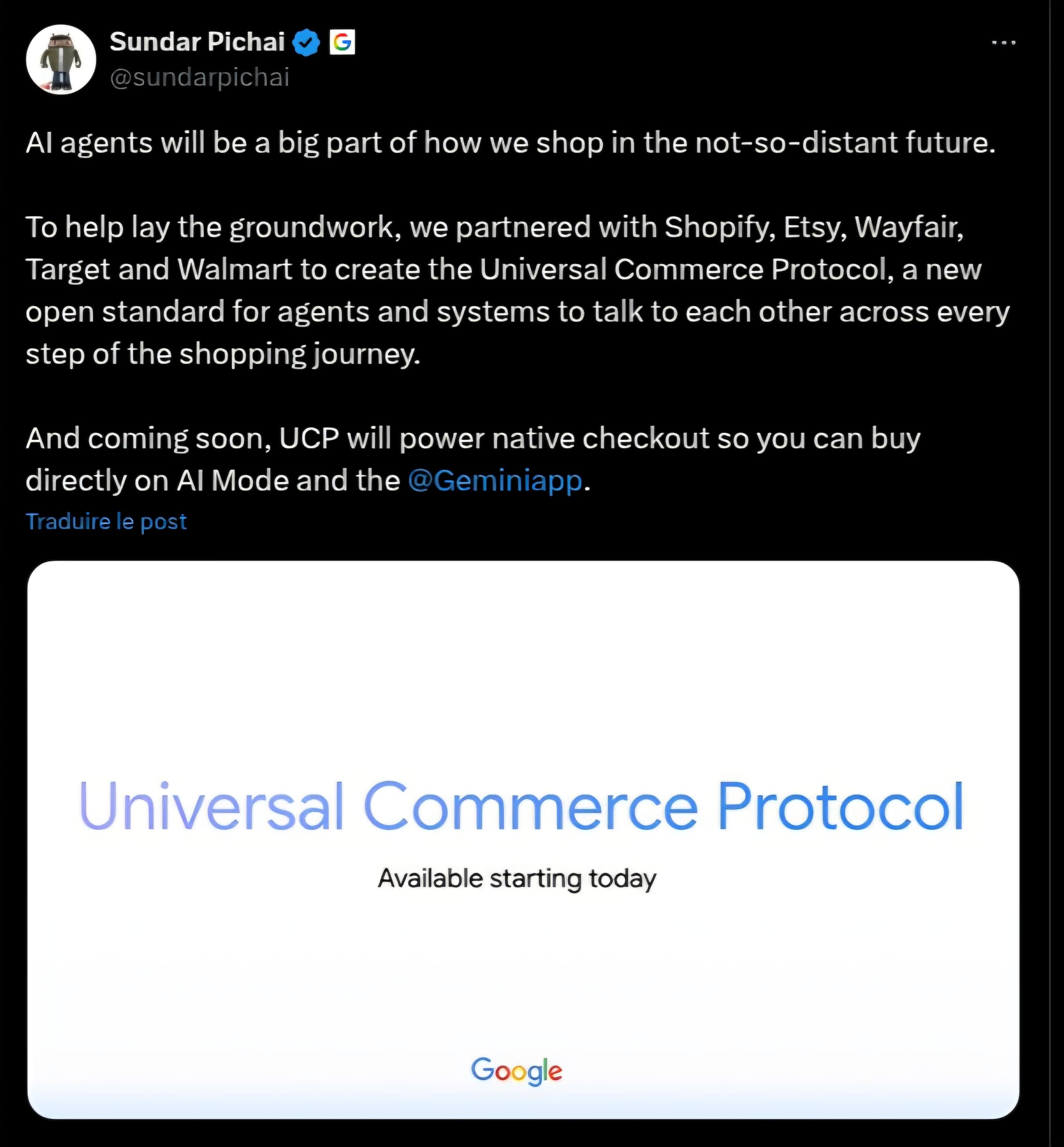 El surgimiento del Universal Commerce Protocol (UCP): hacia una infraestructura unificada para la IA transaccional.